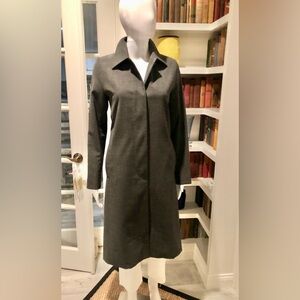 Elegant Gray Long Coat